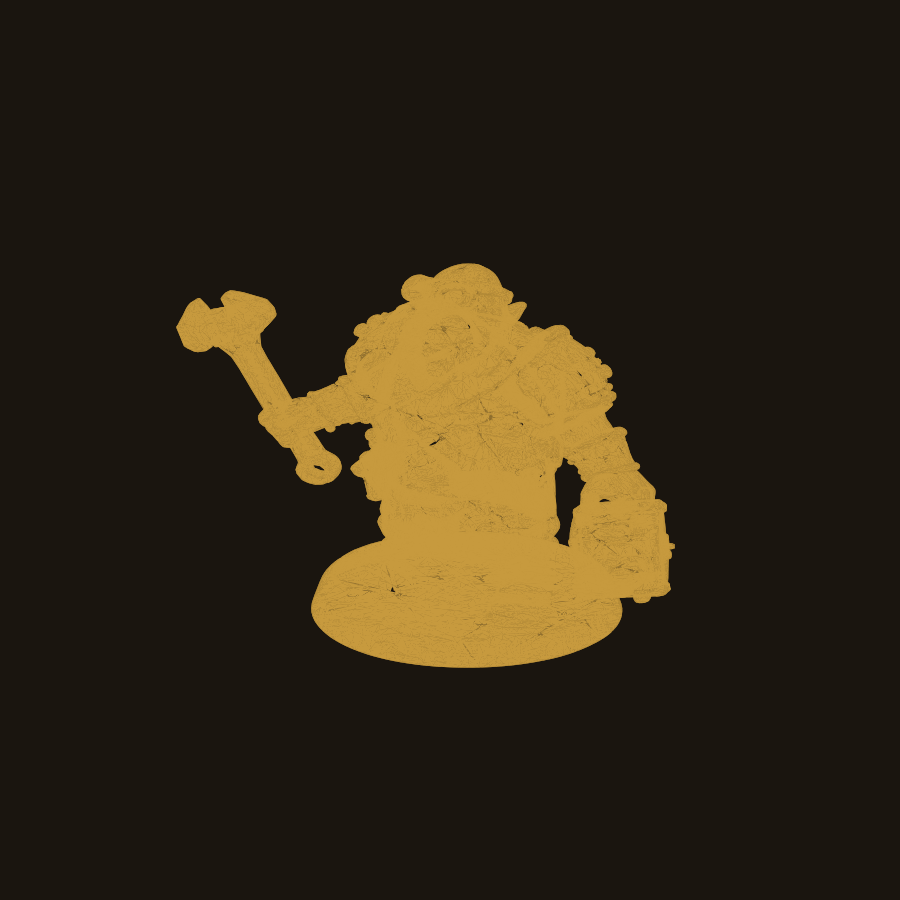 Dwarf Engineer STL File - Fantasy Tabletop Miniature 28mm Wargaming 3D Print
