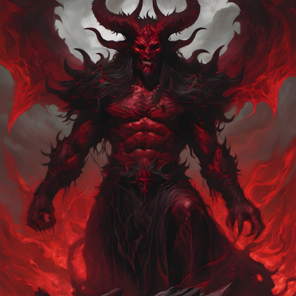 Demon Lord Fantasy Wall Art Print Pack